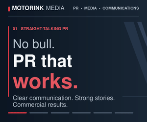 Animated Motorink Media advertisement promoting PR, media and communications services for Australian transport businesses.